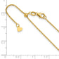 22 Inch 14K Adjustable 1.25mm D/C Cable Chain