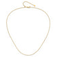 22 Inch 14K Adjustable 1.25mm Flat Cable Chain