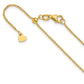 22 Inch 14K Adjustable 1.25mm Flat Cable Chain