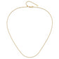 22 Inch 14K Adjustable 1.1mm Round Cable Chain