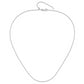 22 Inch 14K White Gold Adjustable 1.1mm Round Cable Chain