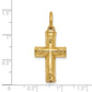 14k Yellow Gold Sentimental Expressions 14K Cross Ash Holder Pendant