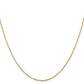 20 Inch 14K 1.1mm Flat Cable Chain