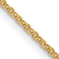 18 Inch 14K 1.1mm Flat Cable Chain