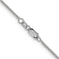 16 Inch 14K White Gold 1.7mm Flat Cable Chain