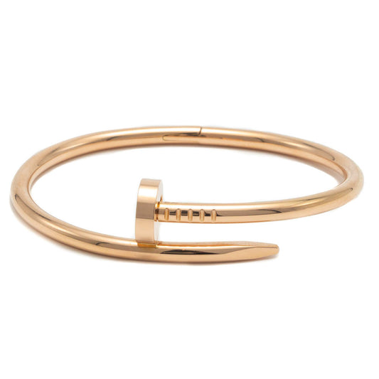 Original Cartier Juste Un Clou Rose Gold Classic Bracelet Size 16