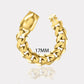 14K Yellow Gold Hollow Miami Cuban Link Men's Women's Chain Bracelet 5mm-20mm 6" 7" 8" 9"