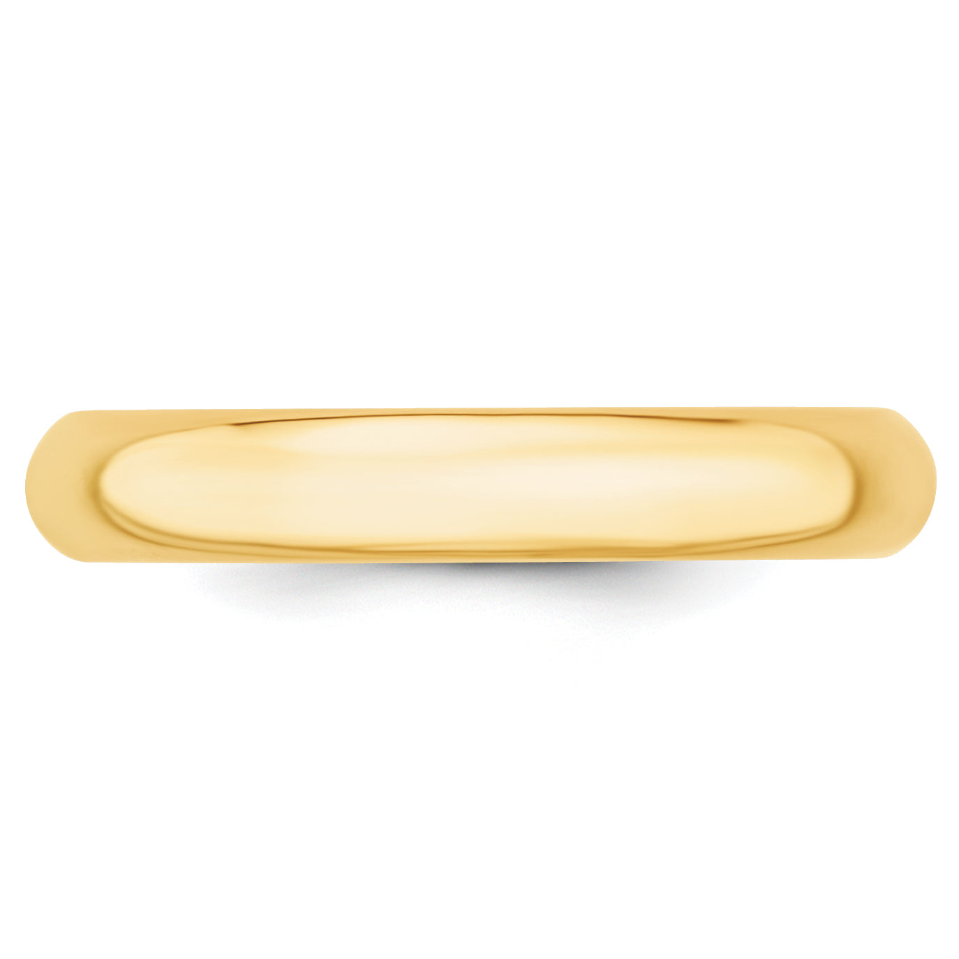 10k Yellow Gold 10k Yellow Gold 4mm Standard Weight Comfort Fit Wedding Band Size 10.5