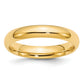 10k Yellow Gold 10k Yellow Gold 4mm Standard Weight Comfort Fit Wedding Band Size 10.5