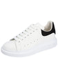 Original Alexander McQueen White/Black Leather Oversized Sneaker EU 42 (Never Used)