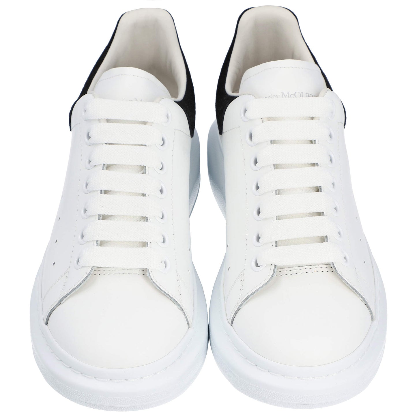 Original Alexander McQueen White/Black Leather Oversized Sneaker EU 42 (Never Used)