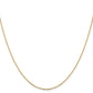 18 Inch 14K 1mm D/C Open Long Link Cable Chain