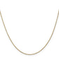 20 Inch 14K .9mm Round Cable Chain