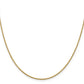 16 Inch 14K 1.8mm Round Cable Chain