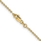 16 Inch 14K 1.8mm Round Cable Chain