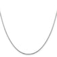 16 Inch 14K White Gold 1.95mm Flat Cable Chain