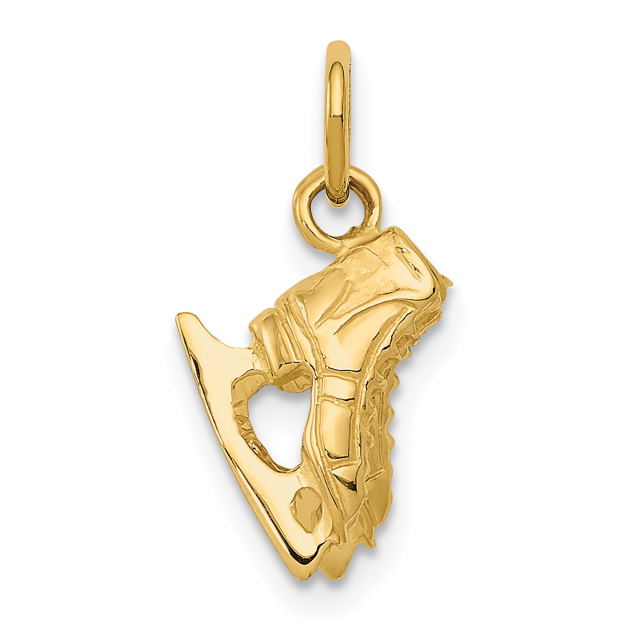 14k Yellow Gold 14k 3-D    PAIR    Of Ice Skates Charm