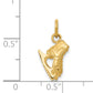 14k Yellow Gold 14k 3-D    PAIR    Of Ice Skates Charm