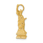 14k Yellow Gold 14k  3D Statue Of Liberty Charm