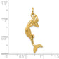 14k Yellow Gold 14k 3D Mermaid Charm