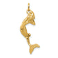 14k Yellow Gold 14k 3D Mermaid Charm