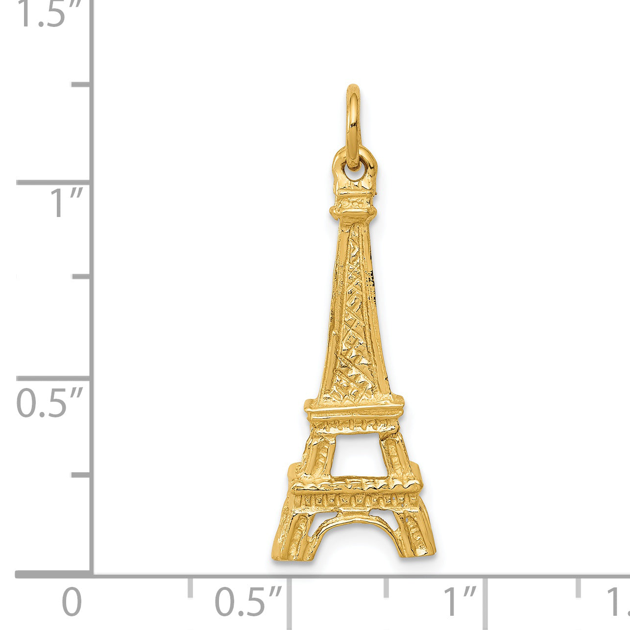 14k Yellow Gold 14k Eiffel Tower Charm