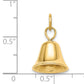 14k Yellow Gold 14k Moveable 3D Wedding Bell Charm