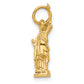 14k Yellow Gold 14k  3D Statue Of Liberty Charm