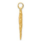 14k Yellow Gold 14k 3D Arrow Head Charm