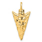 14k Yellow Gold 14k 3D Arrow Head Charm