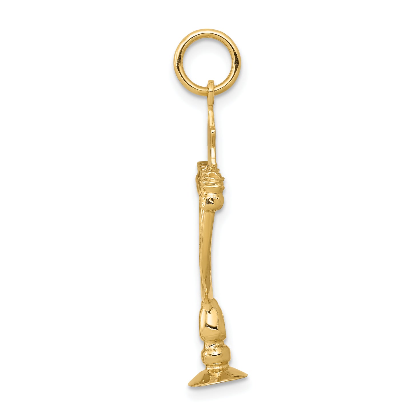 14k Yellow Gold 14K 3D Menorah Charm