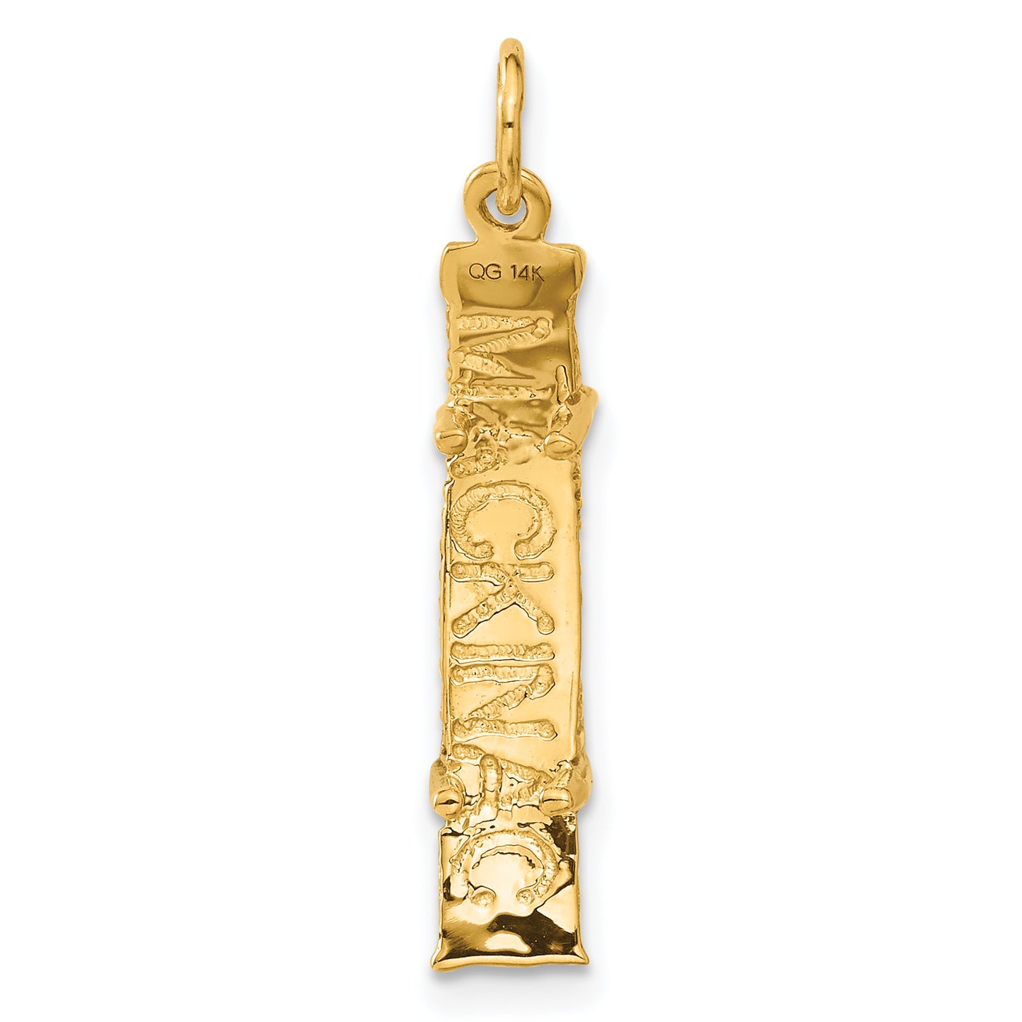 14k Yellow Gold 14k 3D Mackinac Bridge Charm