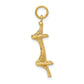 14k Yellow Gold 14k 3D Mackinac Bridge Charm