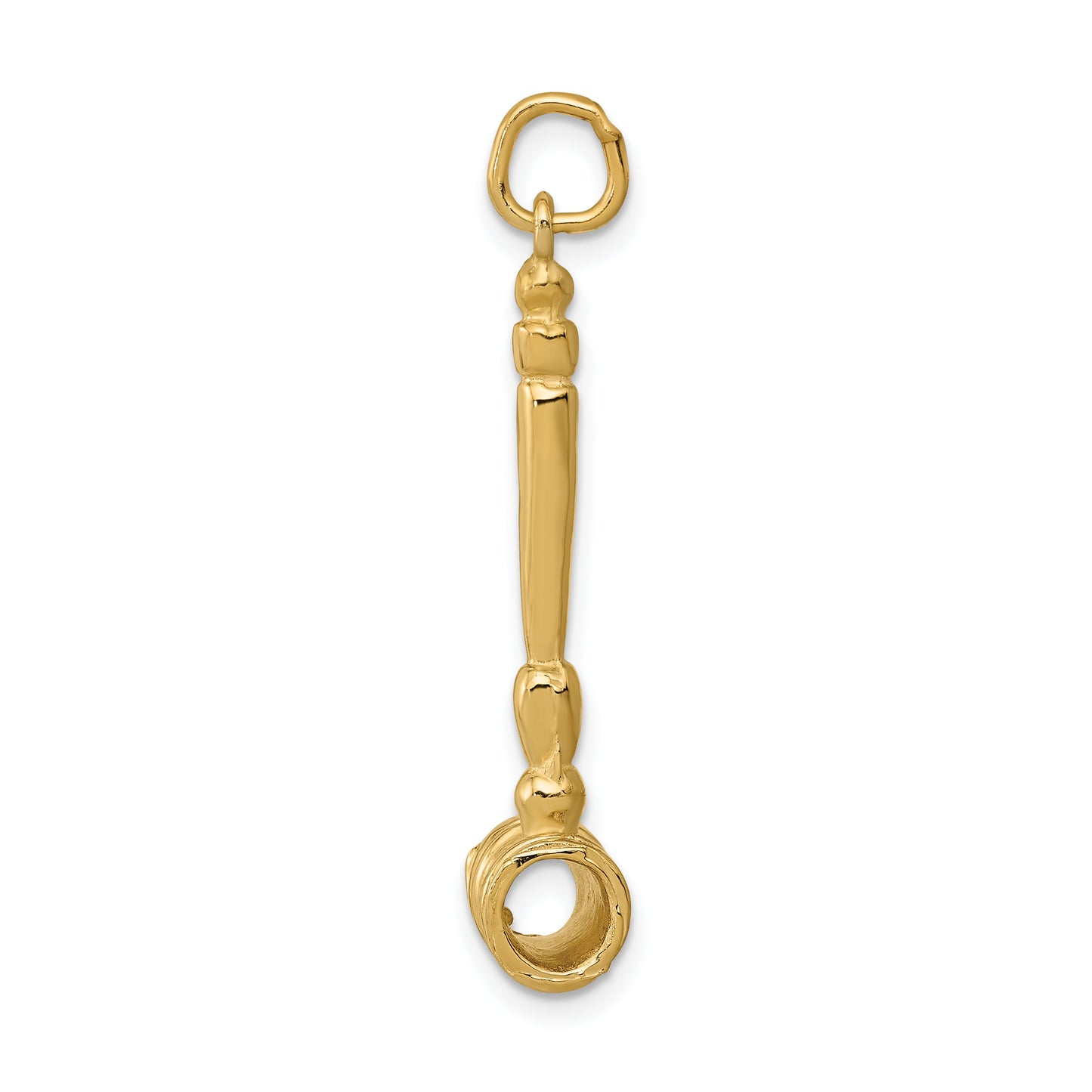 14k Yellow Gold 14k 3-D Gavel Charm