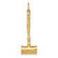 14k Yellow Gold 14k 3-D Gavel Charm