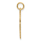 14k Yellow Gold 14k Large M.D. Caduceus Charm