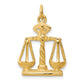 14k Yellow Gold 14k Scales Of Justice Charm