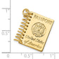 14k Yellow Gold 14k 3D Passport Opens Charm