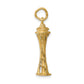 14k Yellow Gold 14k 3D Space Needle Charm