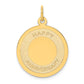 14k Yellow Gold 14K HAPPY ANNIVERSARY Charm