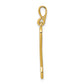 14k Yellow Gold 14k 3D Wrench Charm