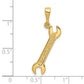 14k Yellow Gold 14k 3D Wrench Charm