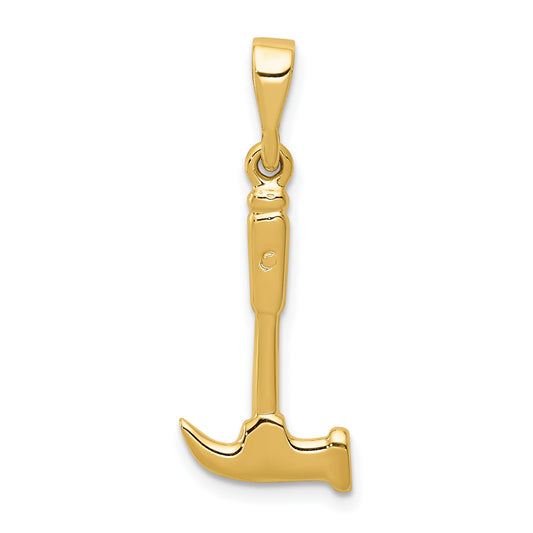 14k Yellow Gold 14k Hammer Charm