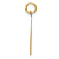 14k Yellow Gold 14k LAS VEGAS Disc Charm