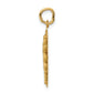 14k Yellow Gold 14k Caduceus Disc Charm