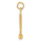 14k Yellow Gold 14k 3-D Gavel Charm