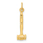 14k Yellow Gold 14k 3-D Gavel Charm