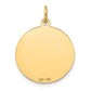 14k Yellow Gold 14k Merry Christmas Disc Charm