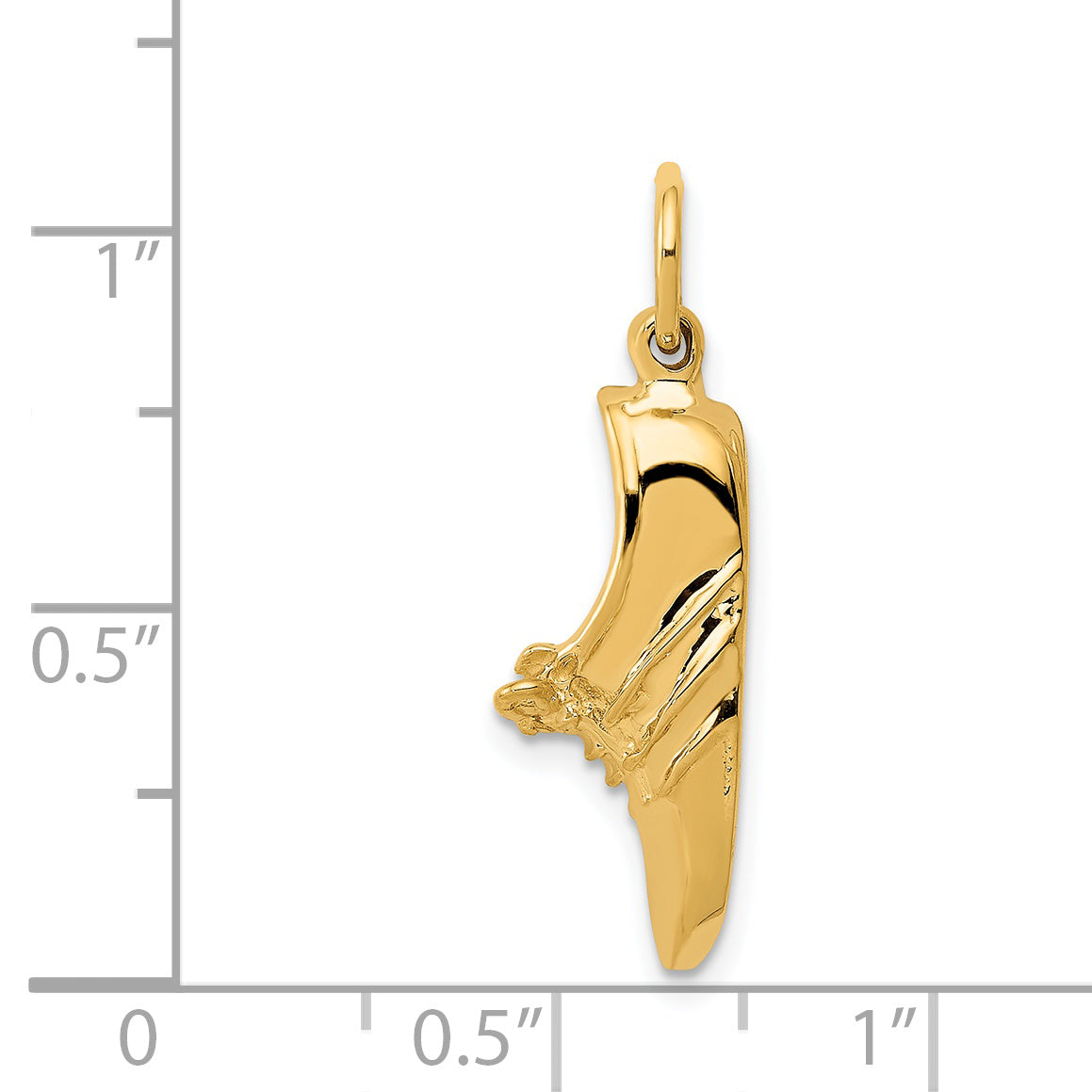 14k Yellow Gold 14k Jogging Shoe Charm