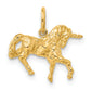 14k Yellow Gold 14k Unicorn Charm